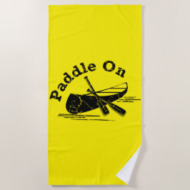 Onderdruk peddel op ontwerp - Handdoek