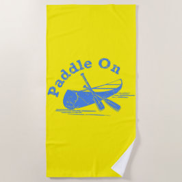 Onderdruk peddel op ontwerp - Handdoek