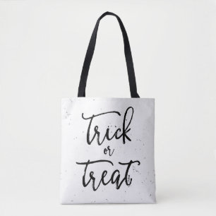 Onderdruk Trick or treat Halloween Tote Bag