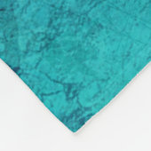 Onderdruk Turquoise Blue Mandala Fleece Deken (Hoek)