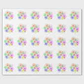 Onderdruk ventilatorbarst cadeaupapier (Vlak)