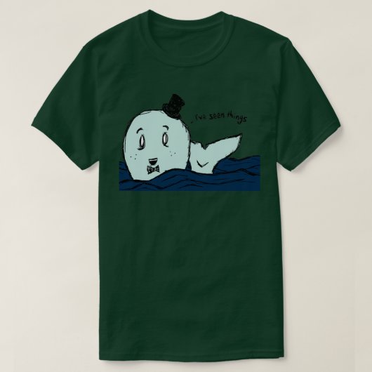 Onderdruk walvis t-shirt (Design voorkant)