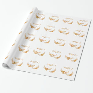 Onderdrukkende Angel Pet Paws Cadeaupapier