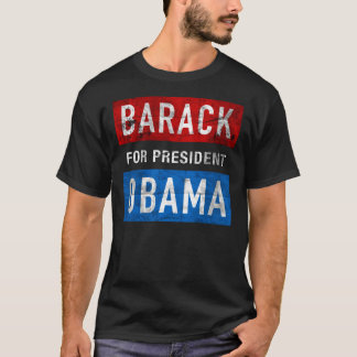 Onderdrukte Barack Obama Donkere T-shirts