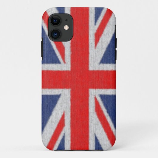 Onderdrukte Britse vlag iPhone 5 Hoesje (Achterkant)