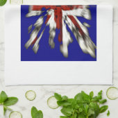 Onderdrukte Jack van de Britse Unie Theedoek (Gevouwen)