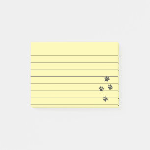 Onderdrukte tandwielsporen, gerangschikt op 4x3 post-it® notes