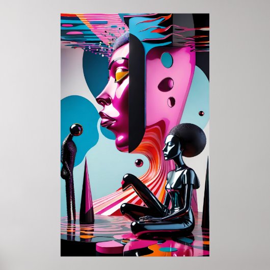 Ondergedompeld in de Nieuwe Wereld Poster (Voorkant)