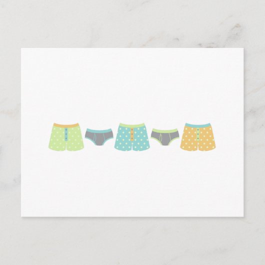 Ondergoed Briefkaart (Voorkant)