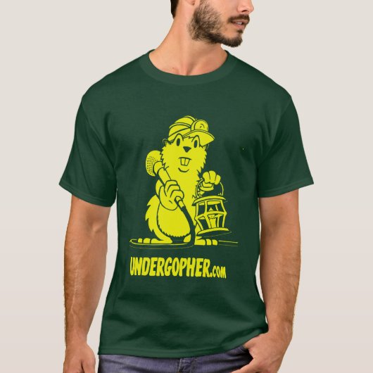 Ondergopher Green Shirt (Voorkant)