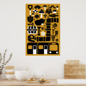 Ondergrond Poster (Keuken)