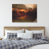 Ondergronds in Luray VA. Canvas Afdruk (Insitu (Slaapkamer))