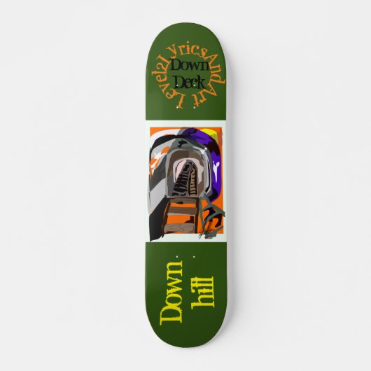 Ondergrondse afdruk Skateboarddek Skateboard (Voorkant)