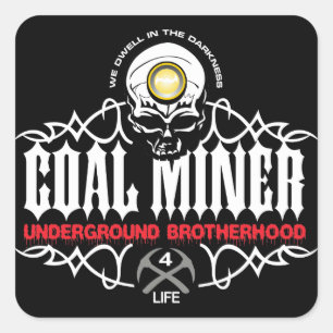 ONDERGRONDSE BROEDERSCHAP VIERKANTE STICKER