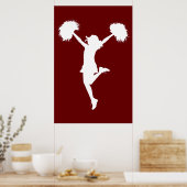 ondergrondse Cheerleader Poster (Keuken)