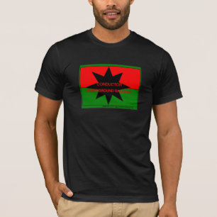 ondergrondse spoorstaafleider t-shirt