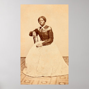 Ondergrondse spoorweg abolitionist Harriet Tubman Poster