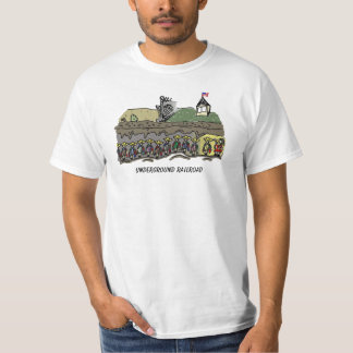 Ondergrondse spoorweg t-shirt