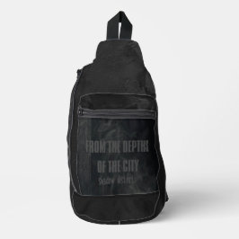 Ondergrondse Streetwear Rugzak Zwart Donkere tas