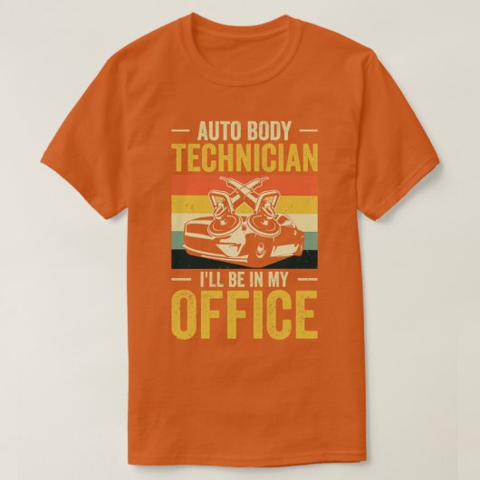 Onderhoud van autocarrosserie — Technicus voertuig T-shirt (Design voorkant)