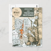  onderhoud van de riemen briefkaart (Voorkant / Achterkant)