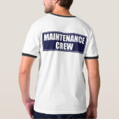 Onderhoudsklok T-shirt (Achterkant volledig)