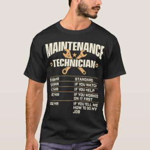 Onderhoudstechnicus Uurly Rate — Handyman Repa T-shirt
