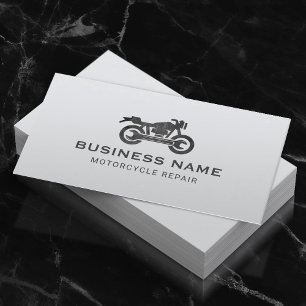 onderhoudstechnicus voor motorreparaties visitekaartje