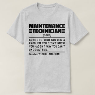 Onderhoudstechnicus zelfstandig handyman specialis t-shirt