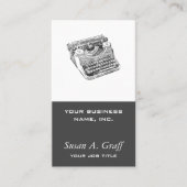  onderhouttypemachine visitekaartje (Voorkant)