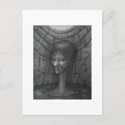 Onderkant van de put briefkaart (Voorkant)