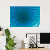 Onderkant van het Poster van het Deep Blue Zee (Thuiskantoor)
