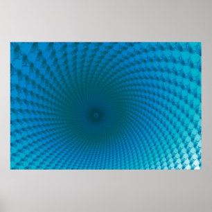 Onderkant van het Poster van het Deep Blue Zee