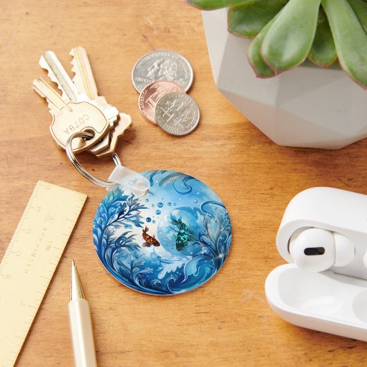 Onderkant van het Zee Sleutelhanger