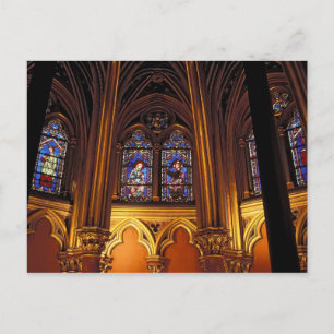 Onderkapel van La Sainte-Chapelle, Parijs, 2 Briefkaart