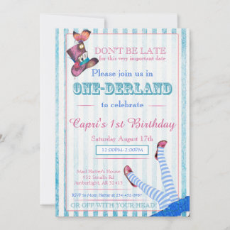 Onderland Birthday Party Invite Kaart
