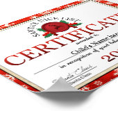 Onderliggend certificaat volgens de Santa Clause N Poster (Hoek)