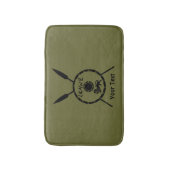 Ondermaats Maccabee-schild en luidsprekers Badmat (Voorkant Verticaal)