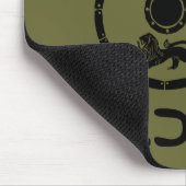 Ondermaats Maccabee-schild en luidsprekers Muismat (Hoek)