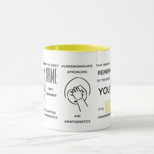 Ondermaatse wiskundeproblemen - Mok (Midden)