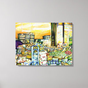 Ondermijning van artistieke herkenning canvas afdruk