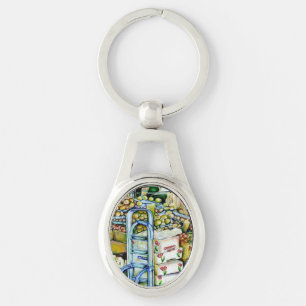 Ondermijning van artistieke herkenning sleutelhanger