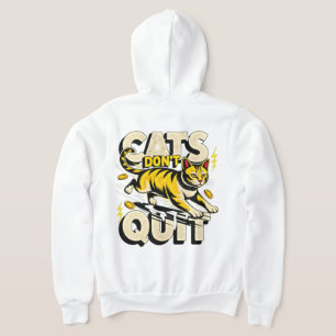 Ondernemende Kattenmoeder – Baas Babe Katten Geven Hoodie