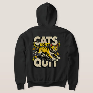 Ondernemer Katten Geven Niet Op - Geld Hustle Mann Hoodie