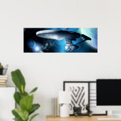 Onderneming A waar stilte huurder is Poster (Thuiskantoor)