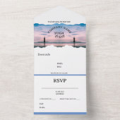 ONDERNEMING ANIVERSARY EVENT INVITATION Customable All In One Uitnodiging (Binnen)