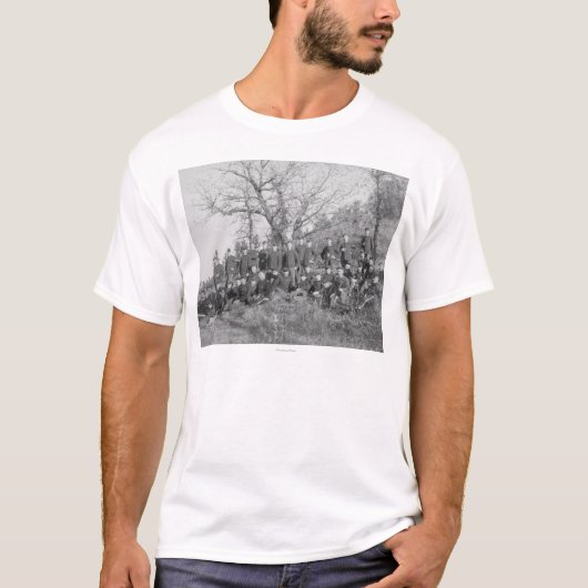 Onderneming C, 3e Amerikaanse infanterie in Fort M T-shirt (Voorkant)