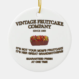 onderneming Fruitcake Keramisch Ornament
