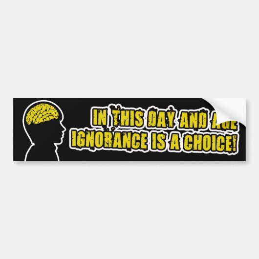 ONDERNEMING IS EEN KEUZE BUMPERSTICKER (Voorkant)