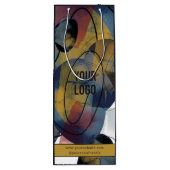 Onderneming Logo Business Branded Abstract Wijn Cadeautas (Achterkant)